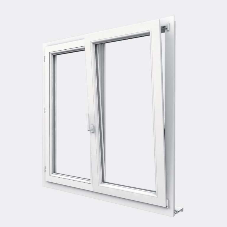 Fenêtre PVC sur-mesure 4 vantaux - oscillo-battant