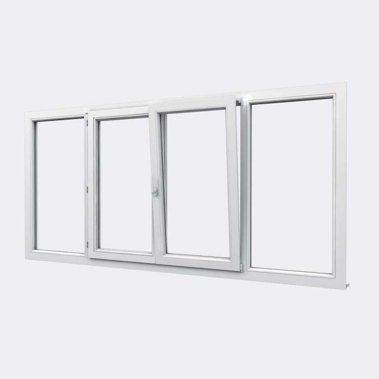Fenêtre PVC 2 vantaux ouverture oscillo-battant sur mesure